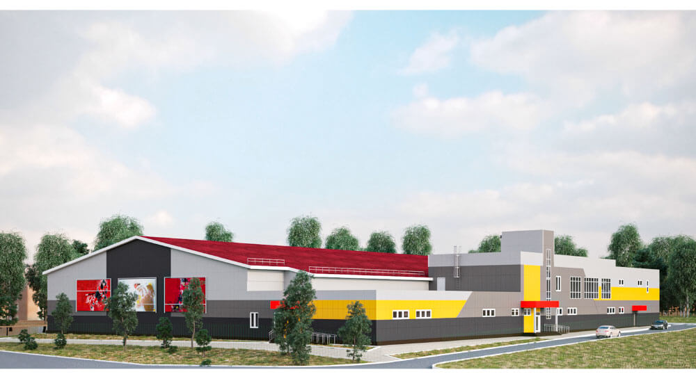 В поселке Кавалерово Приморского края идет строительство ледовой арены