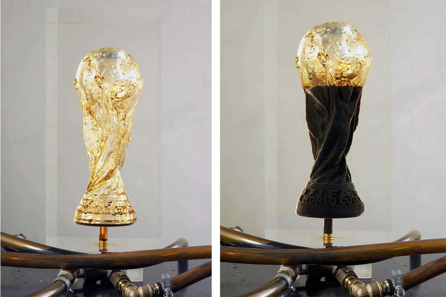 Художник из России посвятил коррупции в FIFA арт-объект и продает его $150 млн