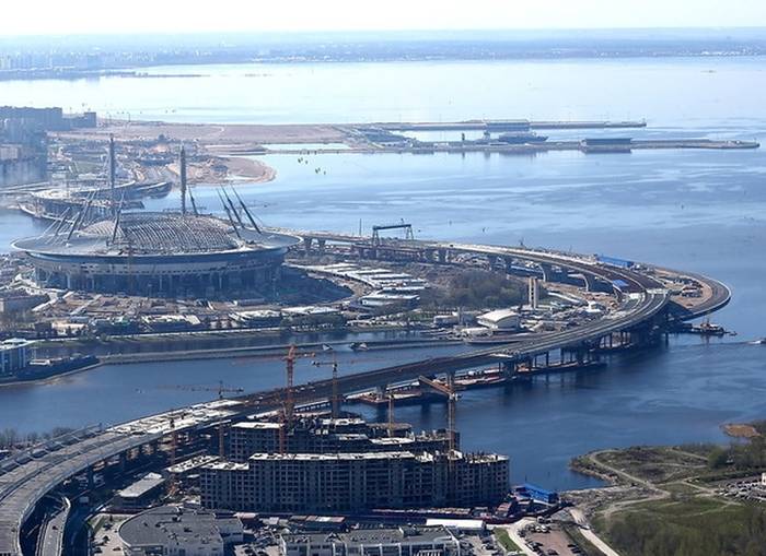 Намыв около нового стадиона в Санкт-Петербурге благоустроят за 791 млн рублей