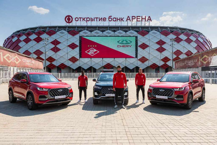 Китайский автоконцерн Chery стал новым спонсором московского «Спартака»