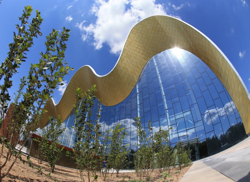 Народные мотивы в BIM-системе. В Лужниках открылся Центр художественной гимнастики