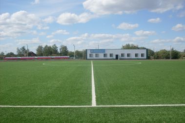 Футбольное поле с искусственным покрытием,пос.Ромоданово