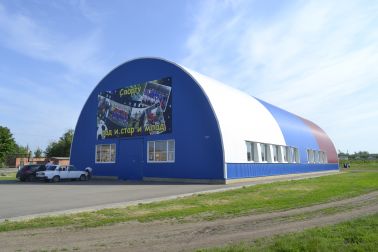 Спортивный зал средней школы, ст.Казанская