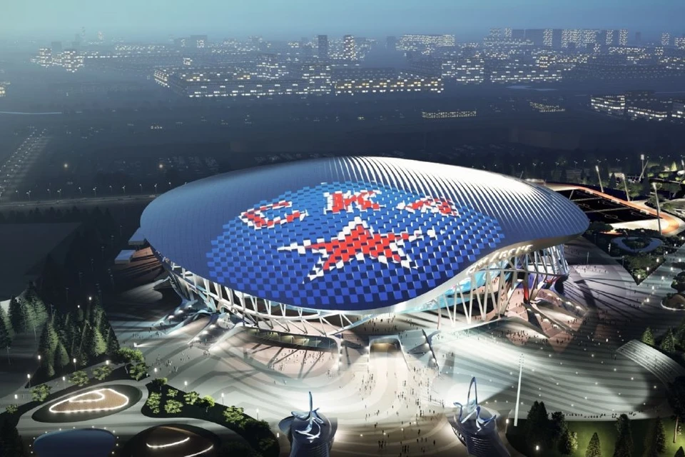 Строительство новой арены для СКА завершено почти на 90%